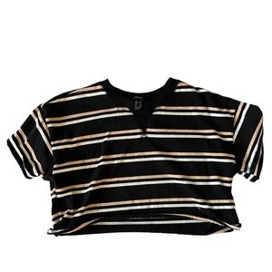 🌱striped crop top!